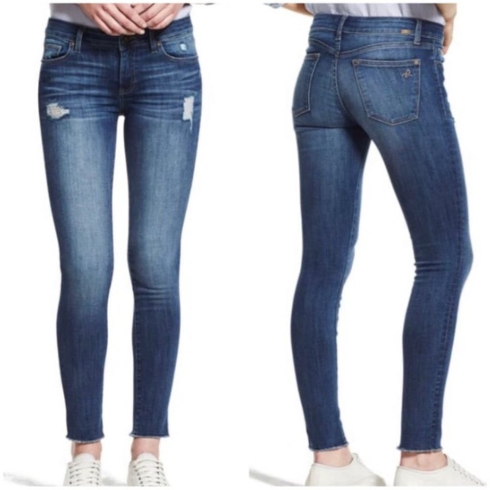 DL1961 Emma Power Legging Distressed Freyed Hem Allure